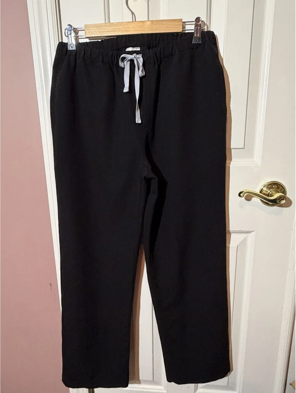 Figs Pisco Scrub Pants Mens Size Medium/ Short PO 2782 Black